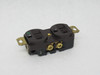 Hubbell HBL8200H Hospital-Grade Duplex Receptacle 15A 125V 3W 2P Brown USED