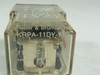 Potter & Brumfield KRPA-11DY-110 Power Relay 110VDC 5A 8-Pin USED