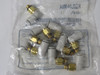 SMC KQ2L04-M6A Male Elbow Threaded Fitting 4mm Tube M6x1.0 Thread Lot of 9 NWB