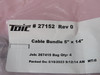 TDIC 27152 Cable Bundle 5"x14" 4-Pack NWB