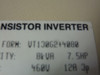 Toshiba VT130G2+4080 Transistor Inverter 7.5HP 3Ph 460V 11A 1-80/400Hz USED