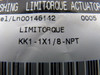 Limitorque KK1-1X1/8-NPT Actuator Bushing ! NEW !