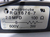 ElectroCube RG1676-7 RC Network Panel Mount 2MFD 100Ohm 600V 3W ! NEW !