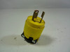 Pass Seymour 14-10P Plug 10 Amp 125V Yellow USED