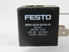 Festo MSFG-24/42-50/60-OD 34411 Solenoid Coil 24 VDC USED