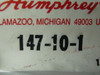 Humphrey 147-10-1 Valve Colour Coding Labels ! NEW !