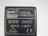 Gemini Valve SC03D-24VDC 4-Way Pilot Valve 125PSI 24VDC 5W USED
