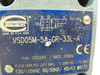 Continental Hydraulics VSD05M-5A-GR-33L-A Directional Control Valve 120V USED