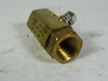 Gemini 1/2 86M-1-RT-6 Brass Ball Valve USED