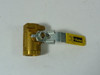 Parker Brass Ball Valve 3/4" USED