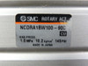 SMC NCDRA1BW100-90C NCRA100 Rotary Actuator 100mm Bore USED