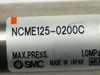 SMC NCME125-0200C Pneumatic Cylinder 250 PSI 1.7 MPa USED