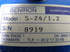 Bentron S-24/1.2 Power Supply 1.2 Amp 115-230VAC USED