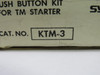 Sylvania KTM-3 Pushbutton Kit *Missing 'START' Pushbutton* ! NEW !
