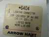 Arrow Hart 6404 Locking Connector 20A 125V 3Ph 3 Pole 4 Wire ! NEW !