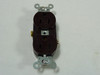 Hubbell CR15 Duplex Receptacle  Brown 15A 125V USED