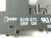 IDEC SJ1S-07L Finger Safe Relay Socket 5-Pin 12A 250V USED