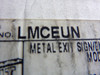 Thomas & Betts LMCEUN Lumacell Exit Sign  Metal 6-24VDC 120-347VAC ! NEW !