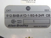 Allen-Bradley 512-BAB-A1D-1-5G-6-24R Combination Starter Disconnect ! NEW !