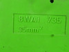 Siemens 8WA1-735 Terminal Block - Green/Yellow USED
