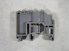 Entrelec BAM Terminal Block End Bracket - Grey USED