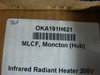 CCI 0AK191H621 Infrared Radiant Heater With Quartz Lamp ! NEW !
