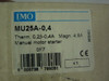 IMO MU25A-0.4 Thermal Manual Motor Starter 0.25-0.4A ! NEW !