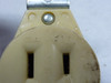 Leviton Single Receptacle Outlet Commercial Grade Ivory 15A 125V USED