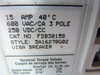 Cutler-Hammer FDB3015S Circuit Breaker 3 Pole 600VAC 15A USED