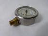 Generic 0-30 Liquid Filled Pressure Gauge 0 to -30 in.Hg ! NEW NO PKG !