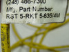 Lumberg RST5-RKWT5-635/2M Cordset Straight Male - R/A Female 5P Yellow USED
