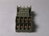 Square D 8501-NR45 7A 300V 14-Blade DIN Rail Relay Socket USED