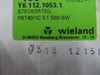 Wieland Y6.112.1053.1 Male Bulkhead PST40I1C S1 S00 SW 100 Pack *Open Box* NEW