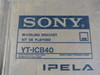Sony YT-ICB40 Ceiling Mount Bracket for Minidome Network Camera ! NEW !