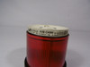 Telemecanique XVB-C4M4 Stack Light Unit Flashing Red Lens USED