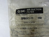 SMC ZFB301-11 Suction Filter Element 3/8" Tube ! NWB !