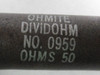 Ohmite 0959 Resistor 100W 50 Ohm USED