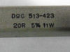 Danfoss 037H7464 Resistor 11W 20 Ohm 5% 513-423 USED