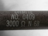 Ohmite 0409 Resistor 50W 3000 Ohm USED