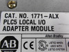 Allen-Bradley 1771-ALX PLC5 Local I/O Adapter Module SER A USED