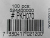 Partex Marking Systems PKH070 Marking Holder 1 Bag of 100 Pcs ! NWB !