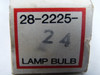 Cutler Hammer 28-2225-24 Bayonet Bulb 2.2W 110V ! NEW !