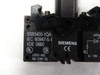 Siemens 3SB3400-1QA Integrated Lamp Holder - Yellow 110V USED