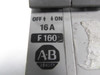 Allen-Bradley 1492-CB2-F160 Circuit Breaker 2-Pole 16A 420/480V USED