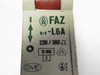 Klockner Moeller FAZ-L6A Circuit Breaker 1-Pole 6A 220/380V AC USED