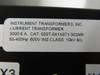 Instrument 500T-041X071-302MR Current Transformer 3000:5A 10kV 600V USED