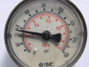 SMC K50-MP1.0-N01MS Pressure Gauge 0-160psi 0-1.1MPa USED
