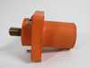 Leviton 16R23-UO Receptacle 1-Pole Cam-Type 400A 600V Orange USED