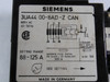 Siemens 3UA44-00-8AD-Z Thermal Overload Relay 88-125A 600V 40-60Hz USED