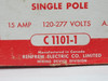 Renfrew C1101-1 Quiet AC Rocker Switch Ivory Bakelite 15A 120-277V 10-Pk NEW